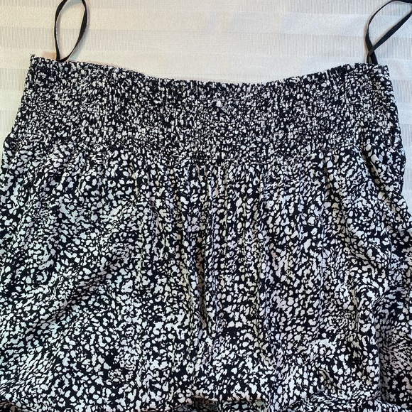 Japna Black & White Abstract Print Maxi Skirt - Size XL Beach Cover - Picture 7 of 10